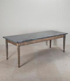 Contemporary English Zinc Top Table - 4477696