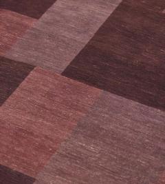 Contemporary Flatweave Patchwork Wool Rug - 2392201