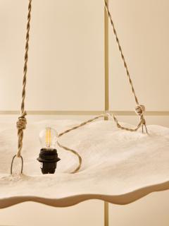 Contemporary French Sculptural Plaster Chandelier - 4795744