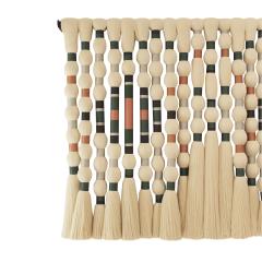 Contemporary Geometric Artisian Raw Cotton South American Sculpture Tapestry - 2907470