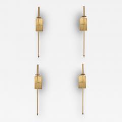 Contemporary Gilt Metal Long Wall Sconces - 4178402