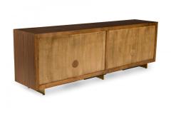Contemporary Gilt Wood and Brass Faceted Front Sideboard - 4653166