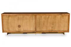 Contemporary Gilt Wood and Brass Faceted Front Sideboard - 4653167
