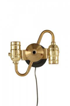 Contemporary Gold Metal Geometric Design Table Lamp - 4162533