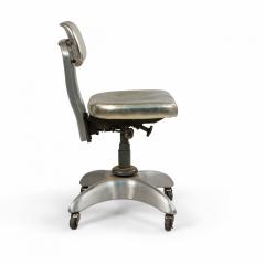 Contemporary Gold Metallic Office Swivel Chair - 4667481
