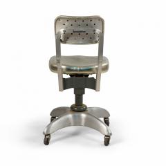 Contemporary Gold Metallic Office Swivel Chair - 4667483