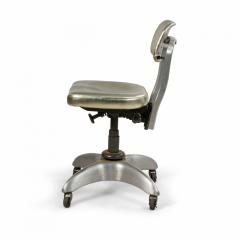 Contemporary Gold Metallic Office Swivel Chair - 4667485
