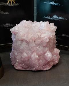 Contemporary Grand Scale Crystallized Vase in Pink by Isaac Mont Netherlands - 3890232