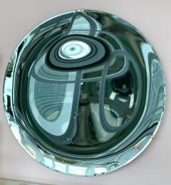 Contemporary Green Curve Mirror Italy - 1600496