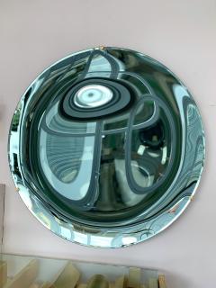 Contemporary Green Curve Mirror Italy - 1600498