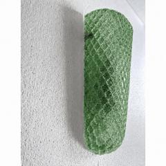 Contemporary Green Graniglia Rhombus Murano Glass Wall Lights a Pair - 4754831