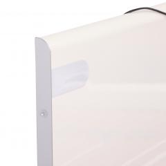 Contemporary H lsta White Lacquer King Bed Frame  - 4331281