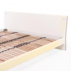 Contemporary H lsta White Lacquer King Bed Frame  - 4331285