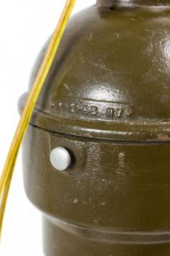 Contemporary Hanging Industrial Metal and Glass Light Fixture - 4674181