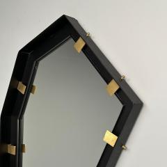 Contemporary Industrial Modern Angular Wall Mirrors Steel Brass 2020s - 3839690