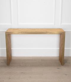 Contemporary Italian Bamboo and Brass Console Table - 4331445