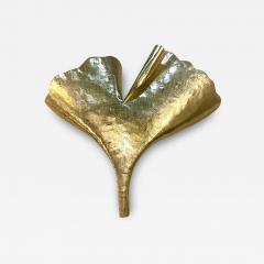 Contemporary Italian Brass Leaf Wall Sconce by Simoeng - 3532316