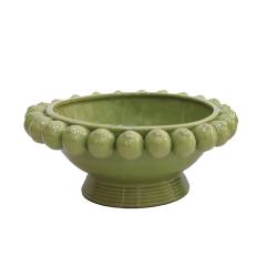 Contemporary Italian Ceramic Vase with Fruit Motifs - 3233939