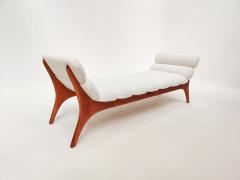 Contemporary Italian Daybed in Wood Boucle - 2702464