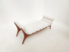 Contemporary Italian Daybed in Wood Boucle - 2702465