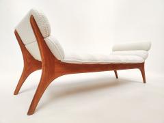 Contemporary Italian Daybed in Wood Boucle - 2702466