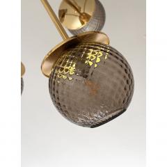 Contemporary Italian Gold Chandelier Sputnik in Style Murano Glass - 4207523