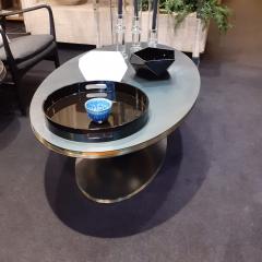 Contemporary Italian Iron and Brass Coffee Table or Center Table - 2042444