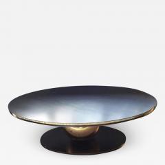 Contemporary Italian Iron and Brass Coffee Table or Center Table - 2044638