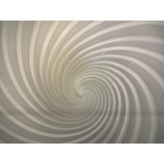 Contemporary Italian Milky White Swirls Murano Glass Flush Mount or Wall Sconce - 4303253