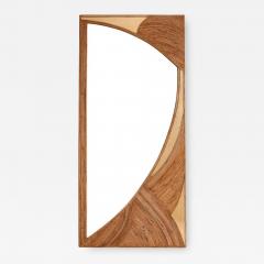 Contemporary Italian Wall Mirror in Bamboo Brass - 3205738