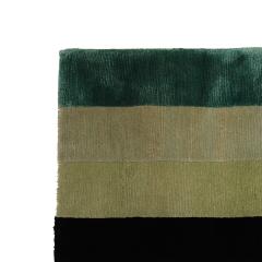 Contemporary Jordi Labanda Black Hand Knotted Wool And Silk Rug Spain 2005 - 4793515