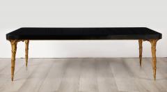 Contemporary Lacquer and Bronze Coffee Table - 3389253