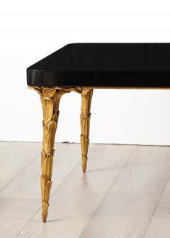 Contemporary Lacquer and Bronze Coffee Table - 3389256