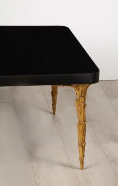 Contemporary Lacquer and Bronze Coffee Table - 3389257
