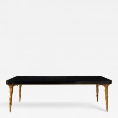 Contemporary Lacquer and Bronze Coffee Table - 3391207