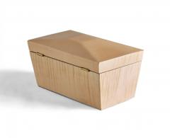 Contemporary Lacquered Blond Maple Rectangular Decorative Box - 4195868