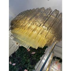 Contemporary Large Murano Glass Chandelier in Gold - 4303157