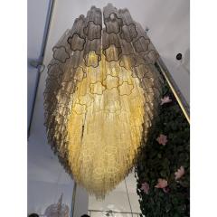 Contemporary Large Murano Glass Chandelier in Gold - 4303160