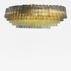 Contemporary Large Murano Glass Chandelier in Gold - 4306115