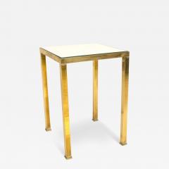 Contemporary Low Brass Mirror Table - 4735237