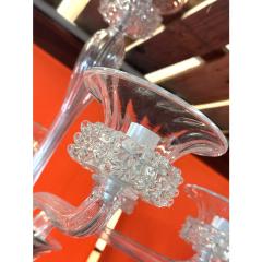 Contemporary Luxury Clear Rostrato Murano Glass Chandelier - 4302831