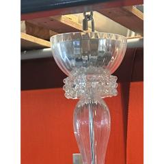 Contemporary Luxury Clear Rostrato Murano Glass Chandelier - 4302834