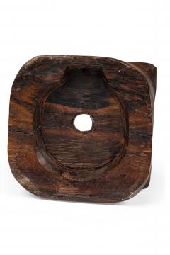 Contemporary Makonde Style Hand Carved Wooden Sculpture on a Base - 4672592