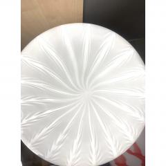 Contemporary Milky White Spider Sphere Table Lamp in Murano Glass - 4602769