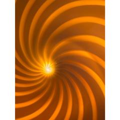 Contemporary Milky White and Beige Swirls Murano Glass Flush Mount Wall Sconce - 4302860