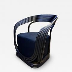 Contemporary Modern Black Bamboo Bentwood Armchair or Lounge Chair IDN 2023 - 3487769