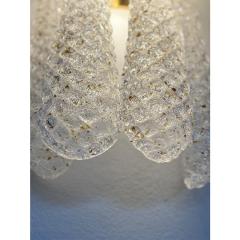 Contemporary Modern Conchiglie Murano Glass Gold Wall Sconce Set of Two - 4476258
