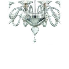 Contemporary Modern Elegant Rigadin Murano Glass Chandelier - 4350367