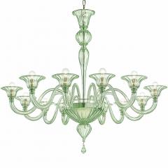 Contemporary Modern Elegant Rigadin Murano Glass Chandelier - 4578944