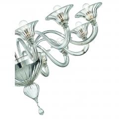 Contemporary Modern Elegant Rigadin Murano Glass Chandelier - 4602850